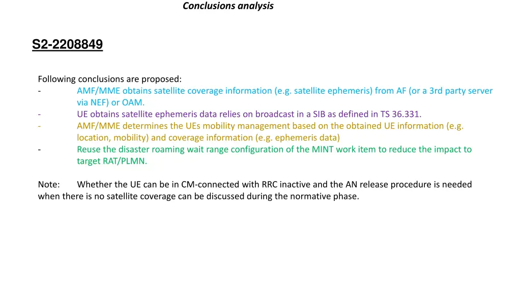 conclusions analysis 9