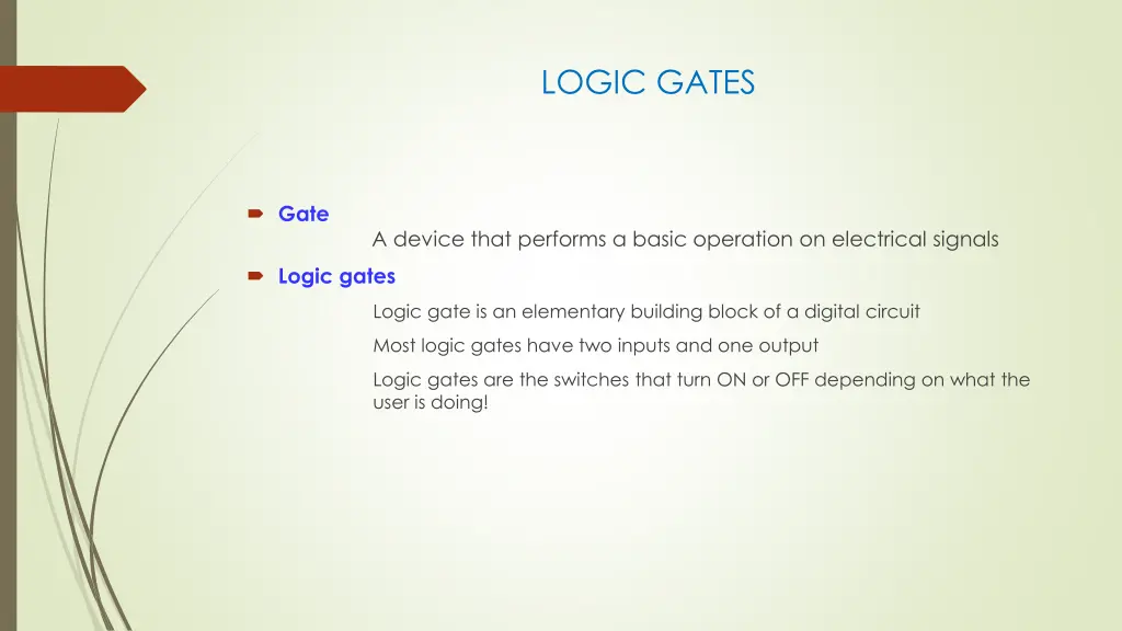 logic gates
