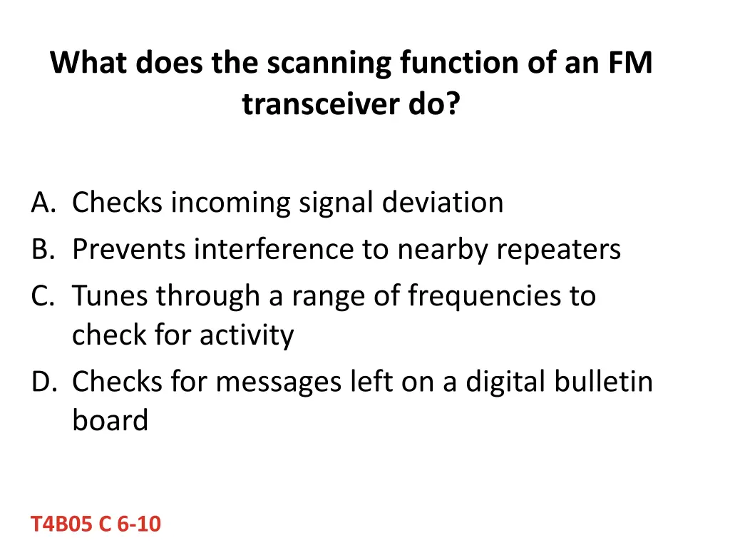 what does the scanning function