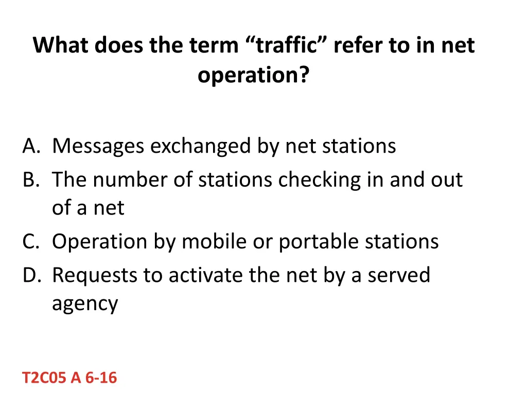 what does the term traffic refer