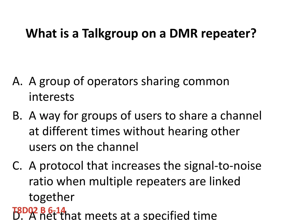 what is a talkgroup on a dmr repeater