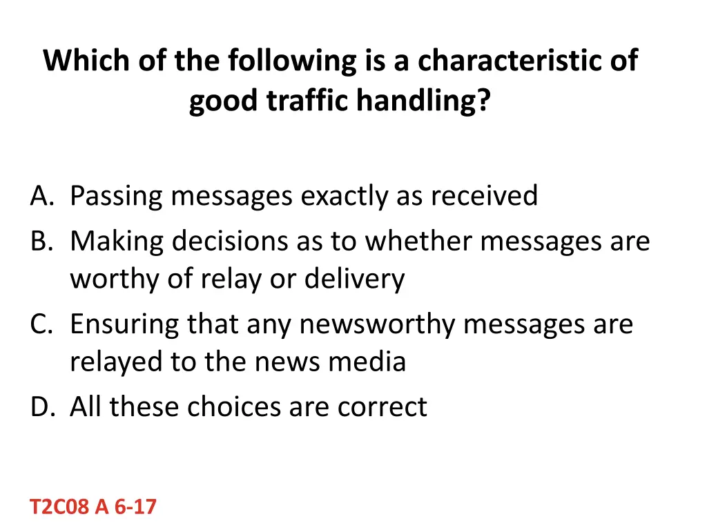 which of the following is a characteristic