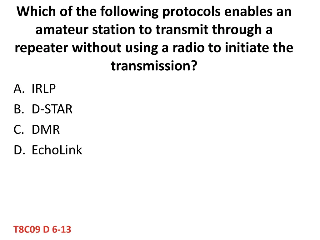 which of the following protocols enables