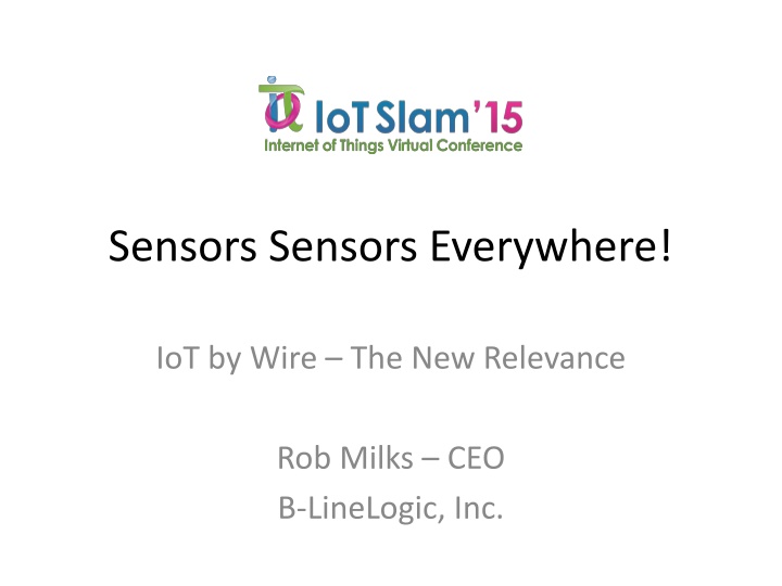 sensors sensors everywhere