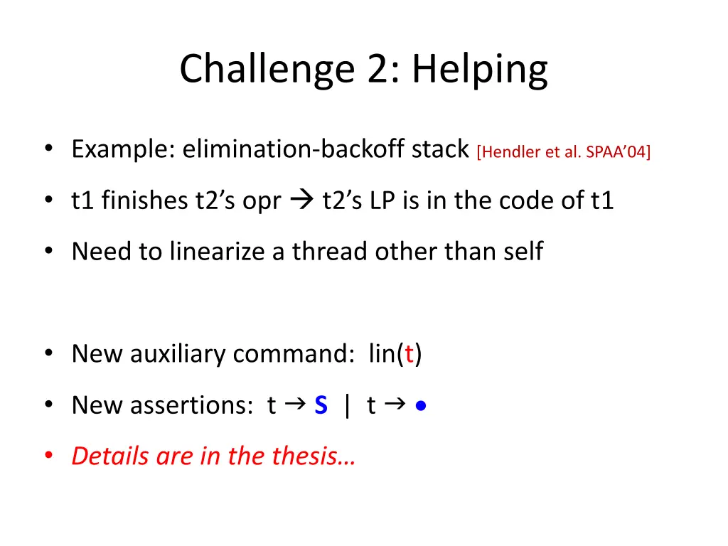 challenge 2 helping
