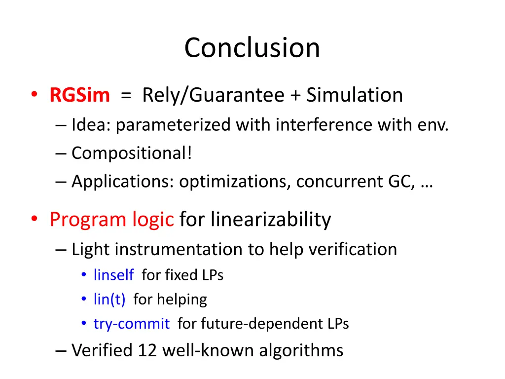 conclusion