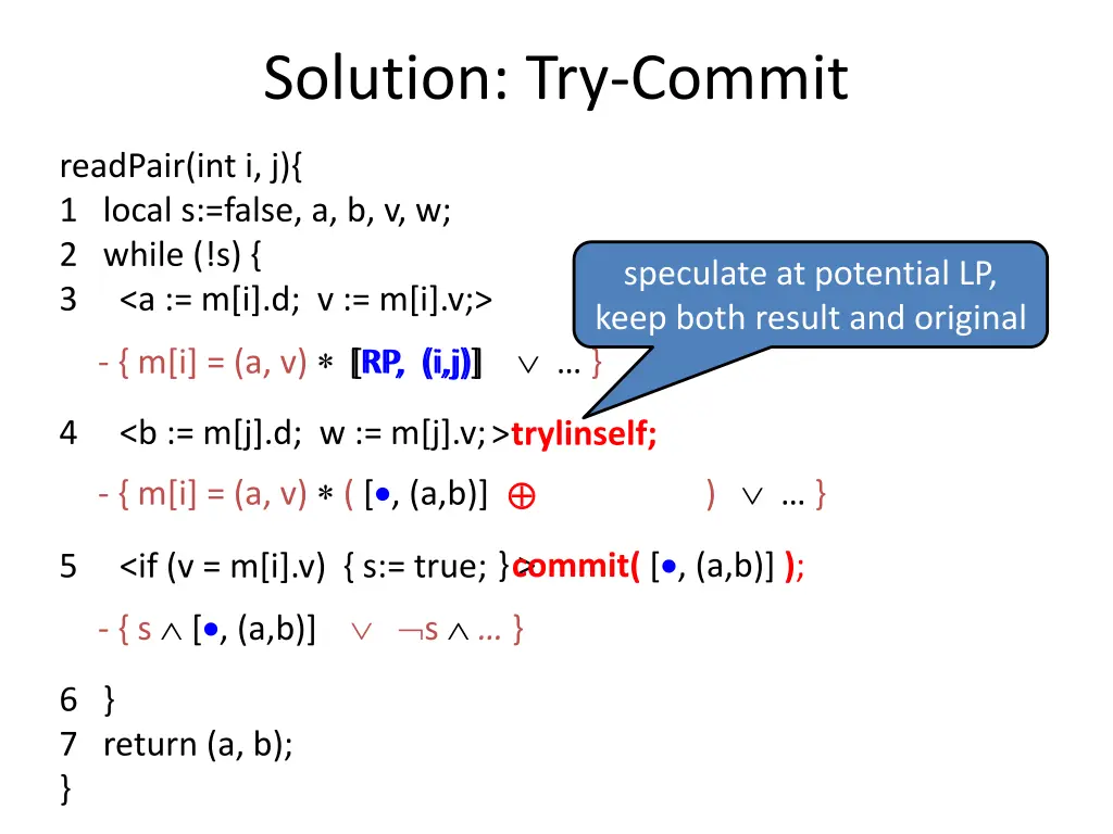 solution try commit