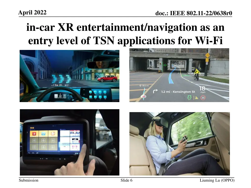 april 2022 in car xr entertainment navigation