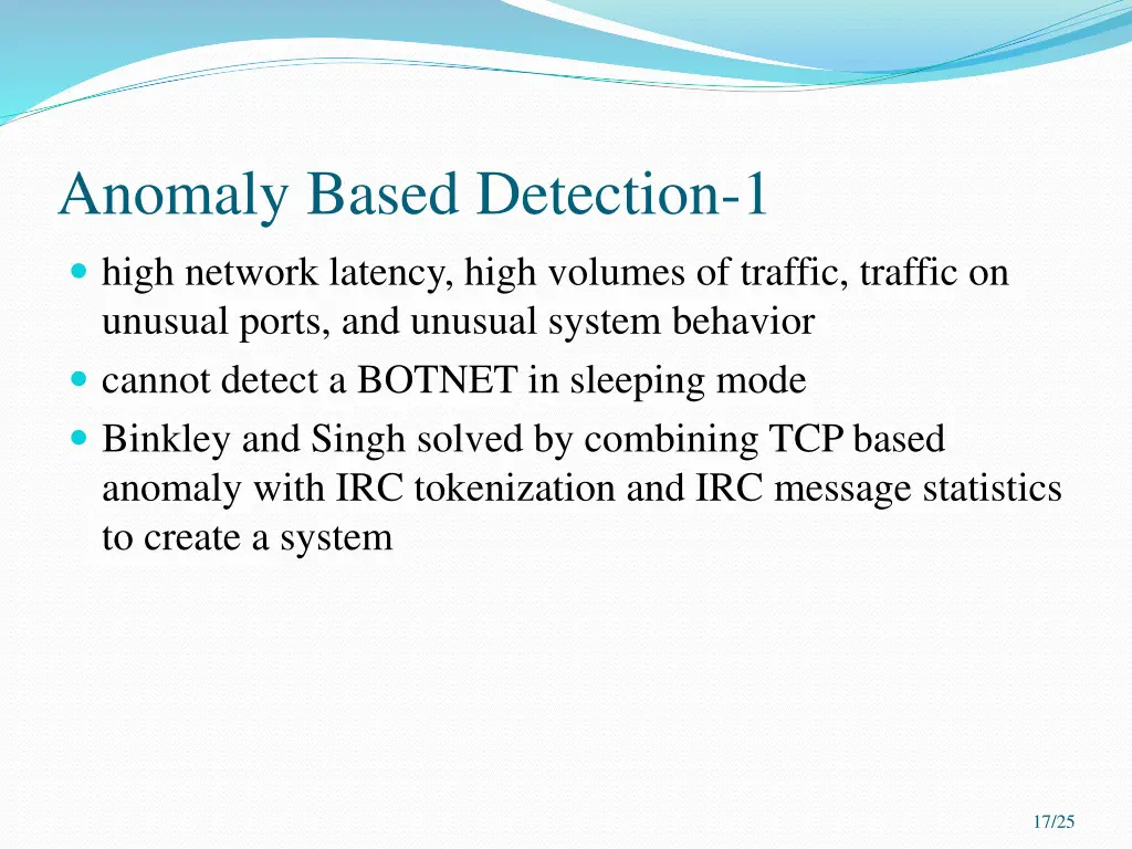 anomaly based detection 1
