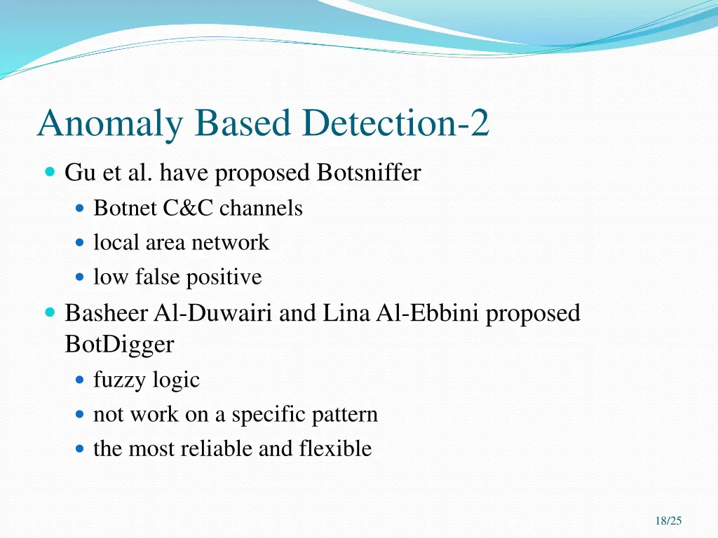 anomaly based detection 2