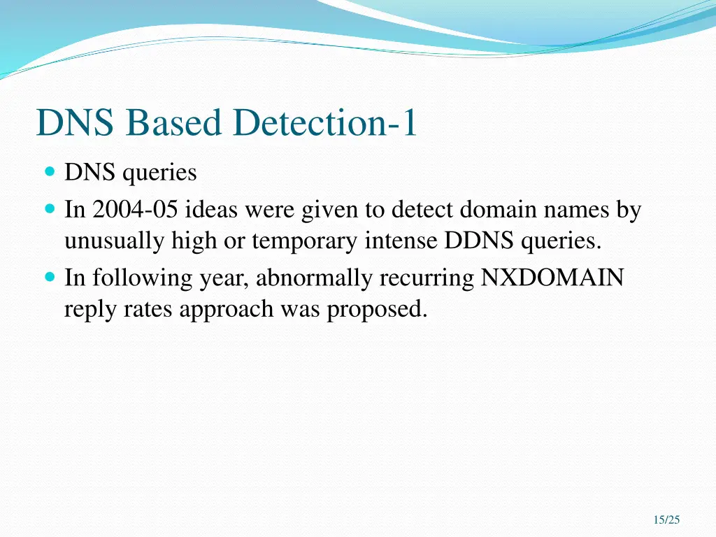 dns based detection 1