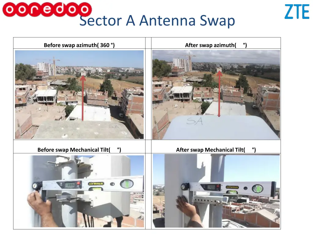 sector a antenna swap