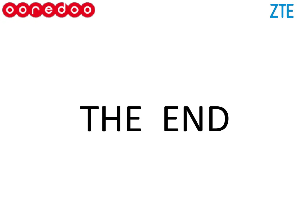 the end