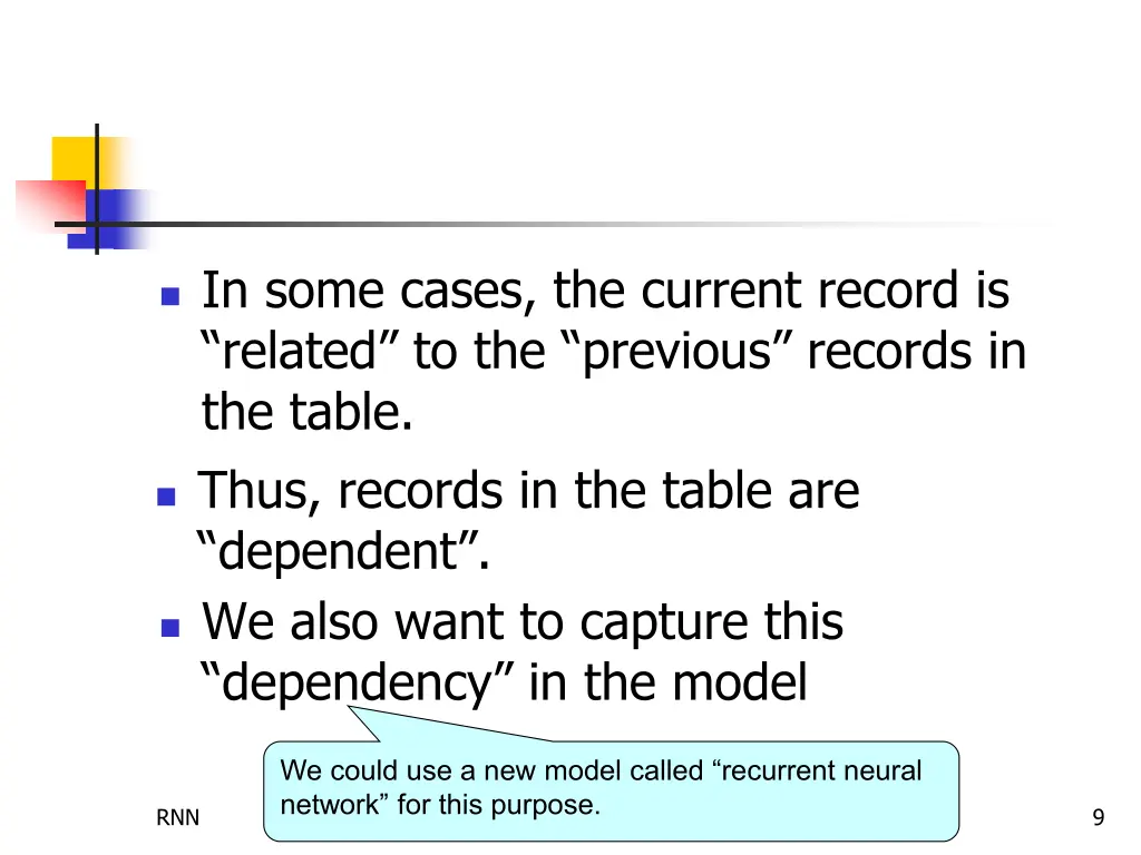in some cases the current record is related