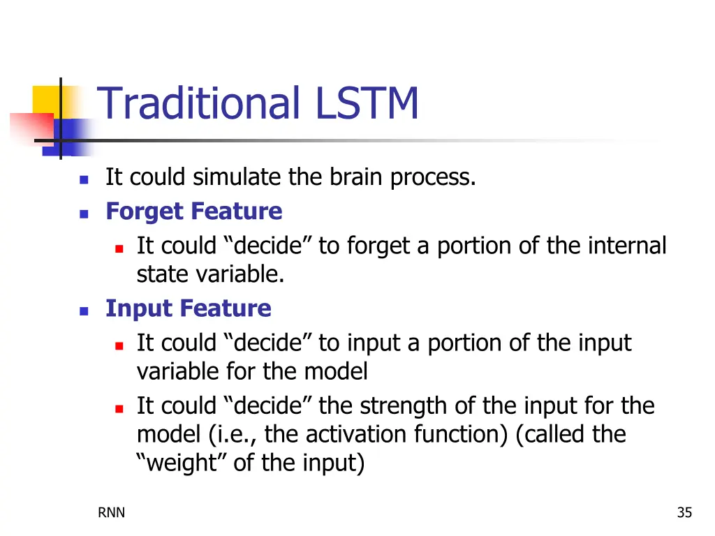 traditional lstm 2