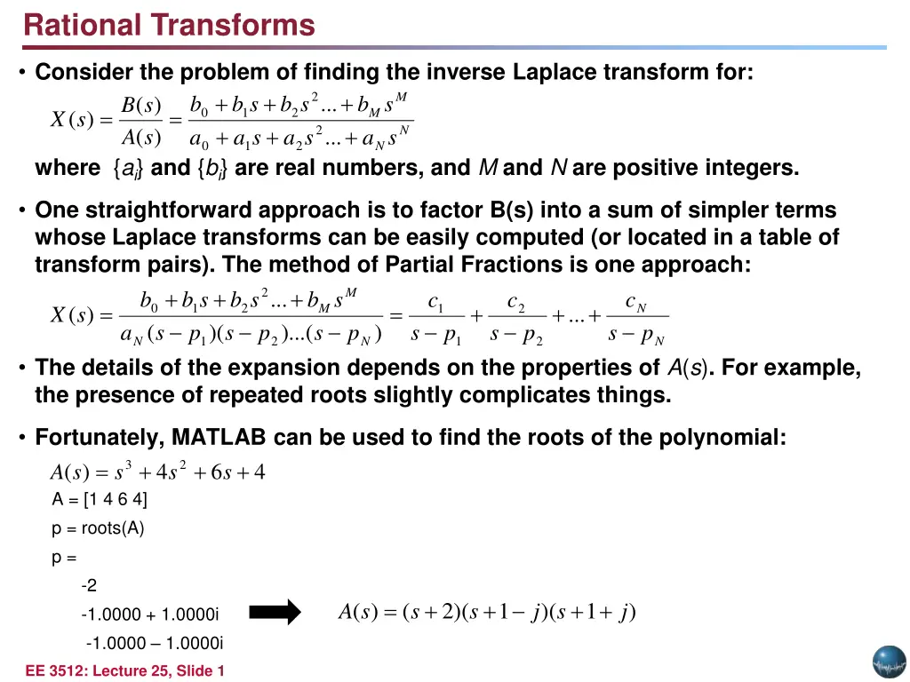 rational transforms