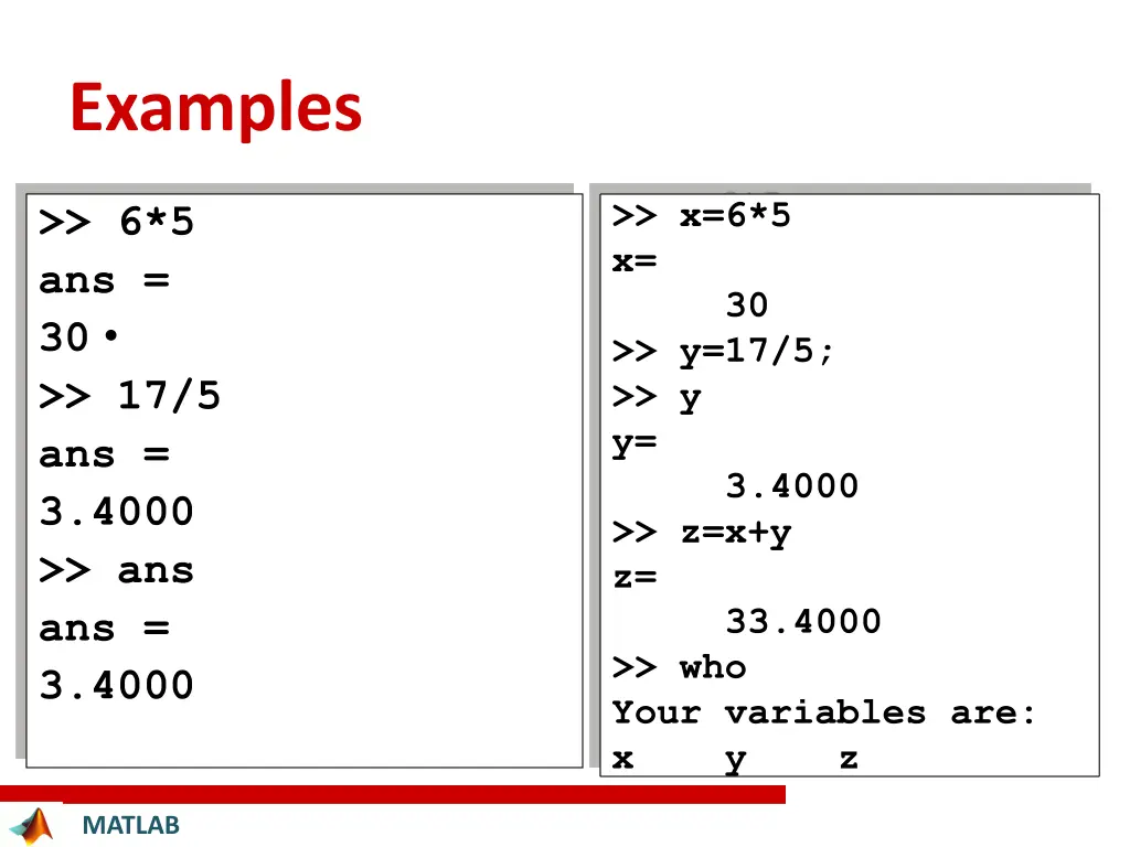 examples
