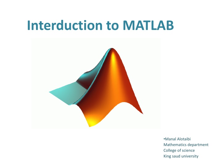 interduction to matlab