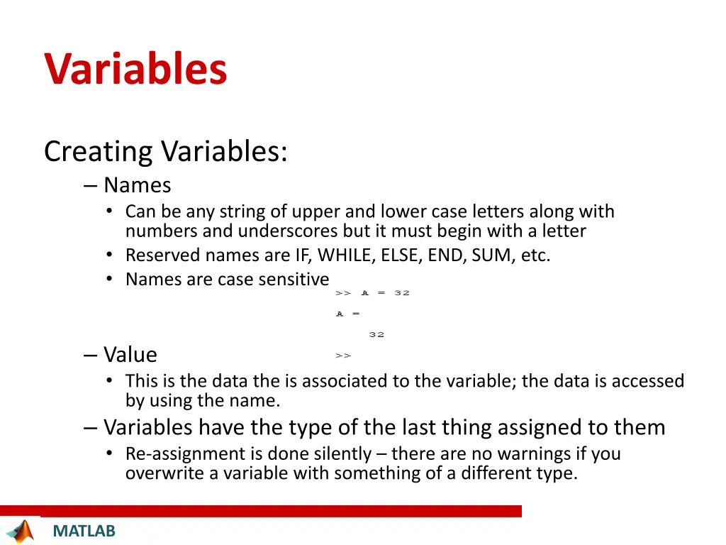 variables