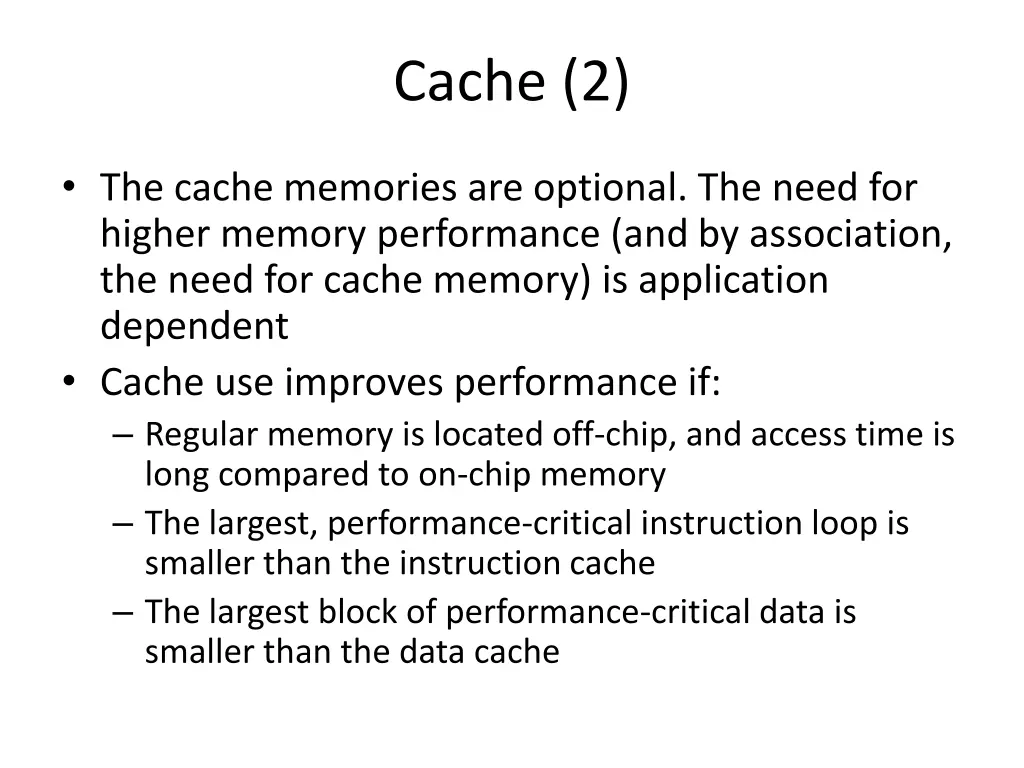cache 2
