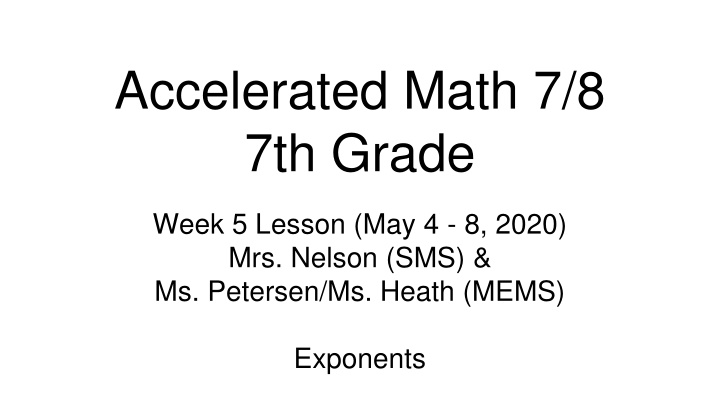 accelerated math 7 8 7th grade
