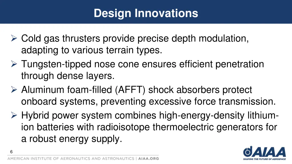 design innovations