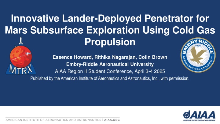 innovative lander deployed penetrator for mars