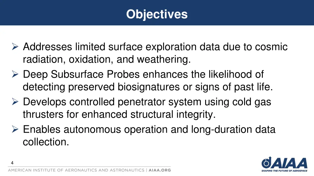 objectives