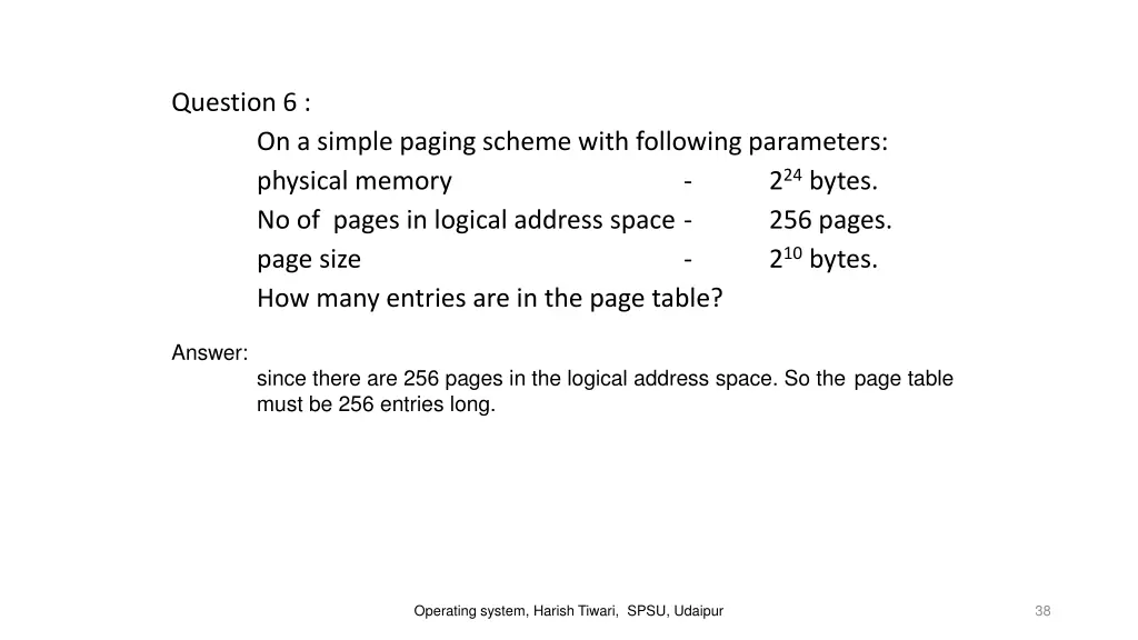 question 6