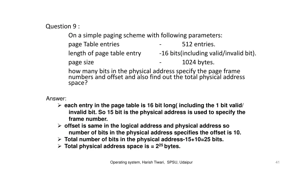 question 9
