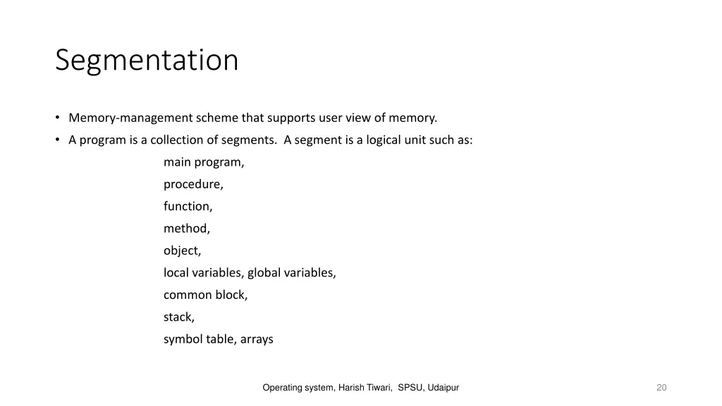 segmentation