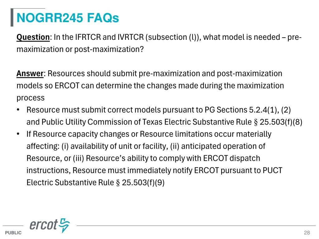 nogrr245 faqs 25