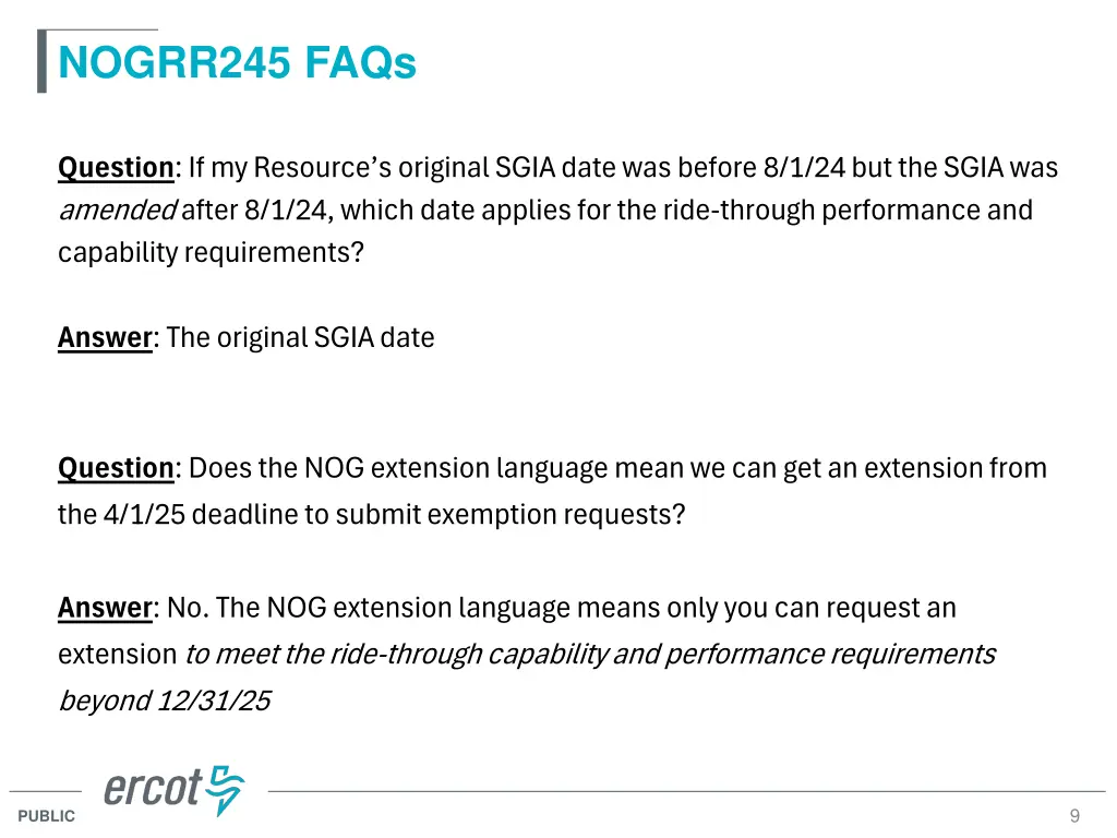 nogrr245 faqs 6