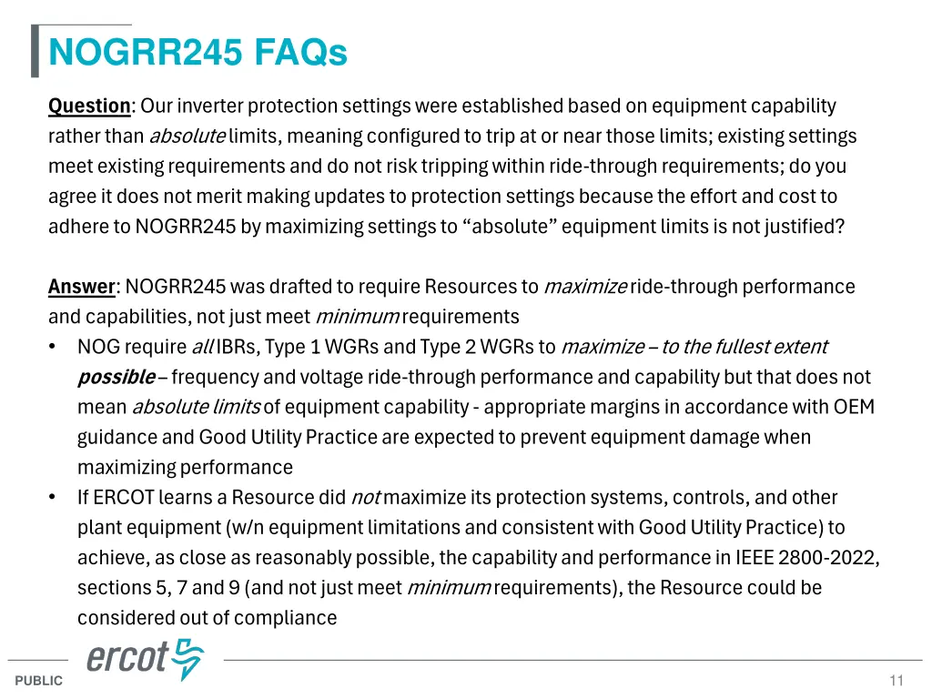 nogrr245 faqs 8