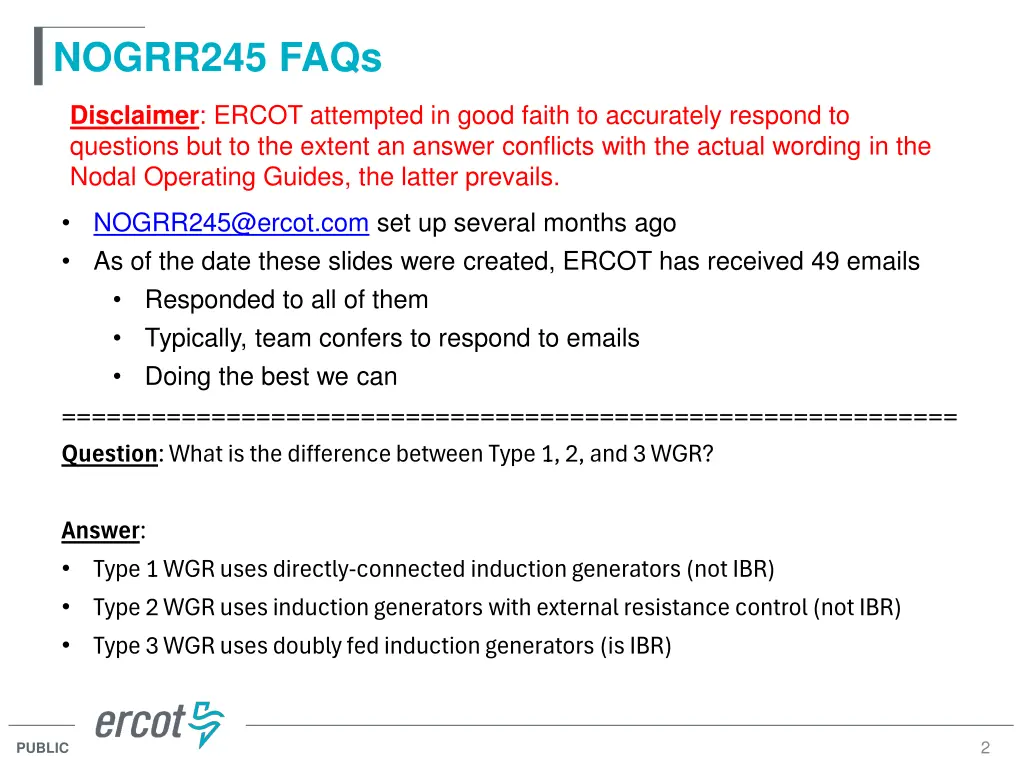 nogrr245 faqs