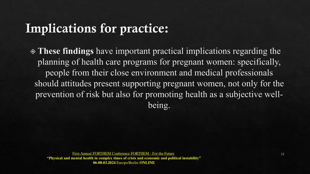 implications for practice