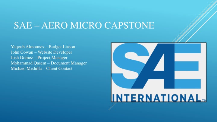 sae aero micro capstone