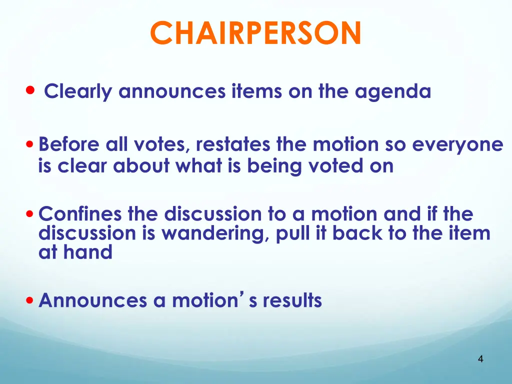 chairperson 2