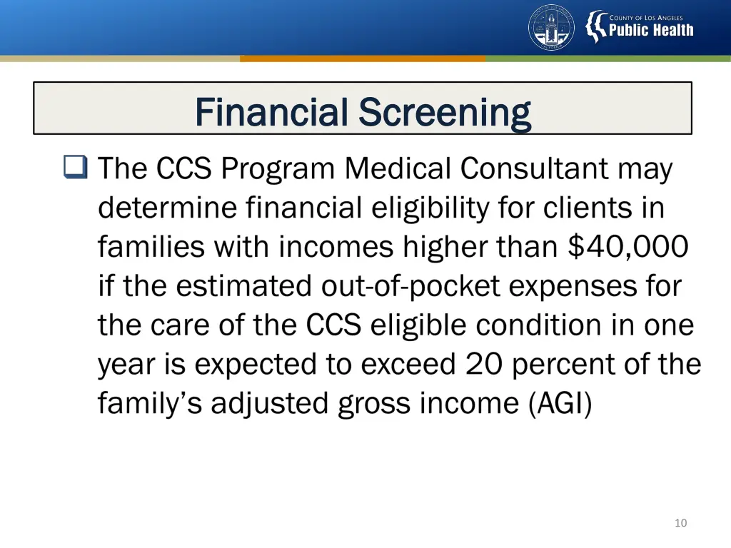 financial screening financial screening 1