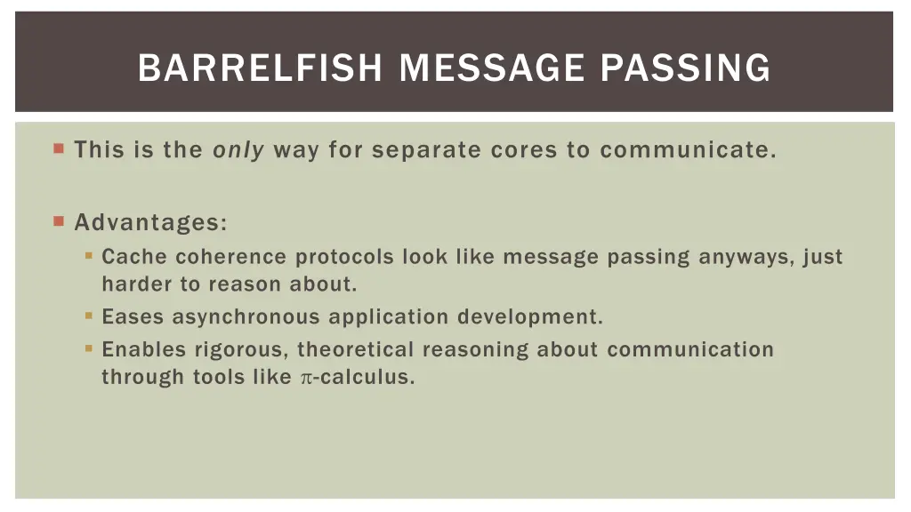 barrelfish message passing