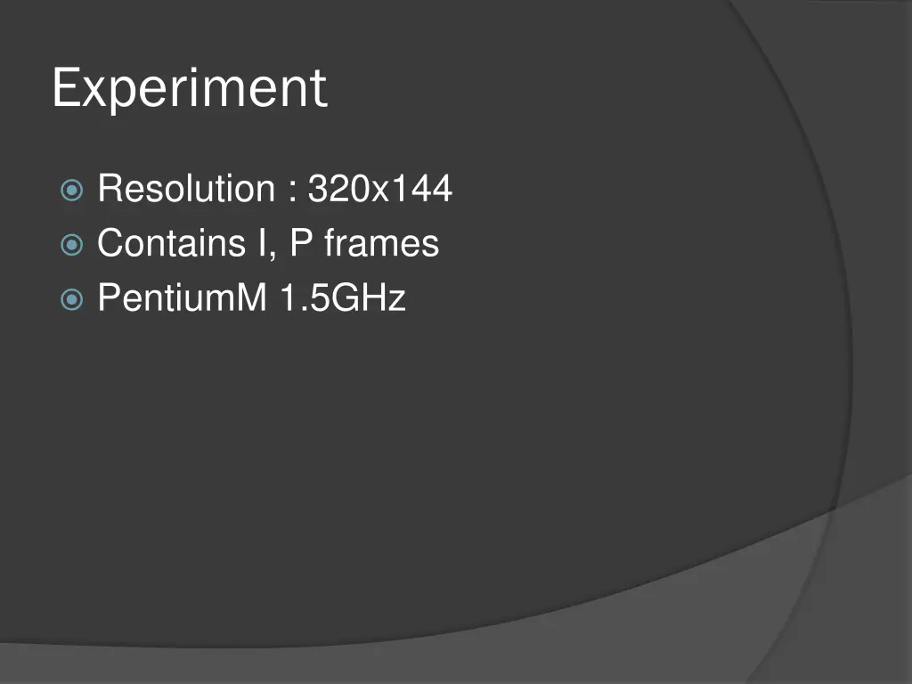 experiment 1