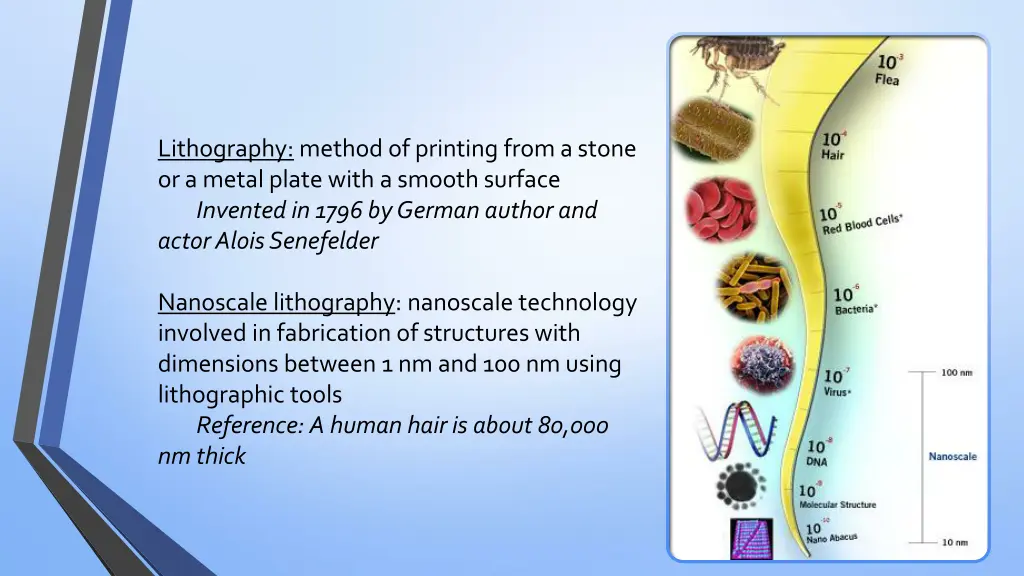 lithography method of printing from a stone