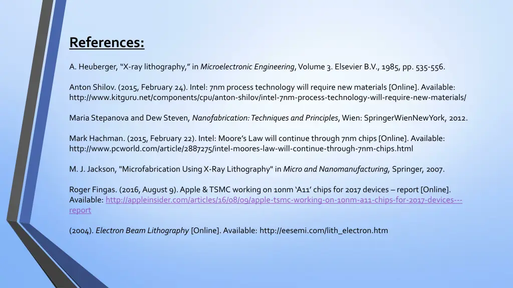 references