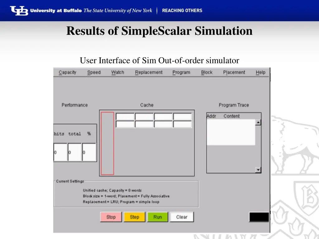 results of simplescalar simulation