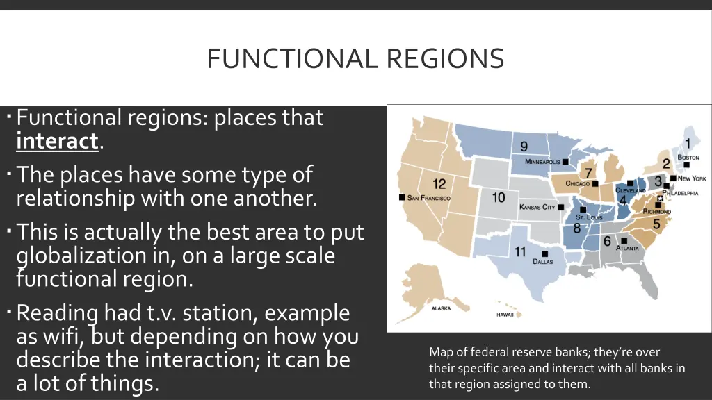 functional regions