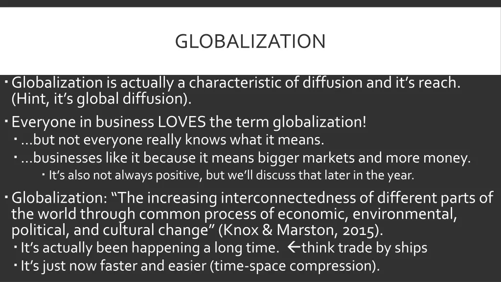 globalization