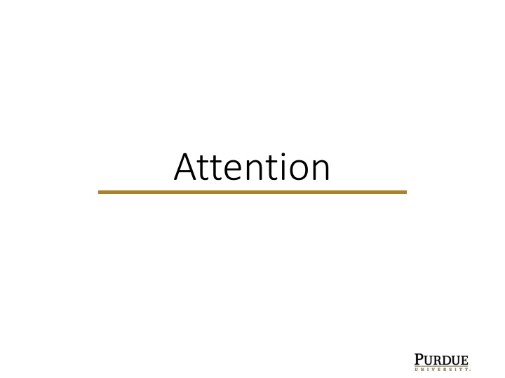 attention