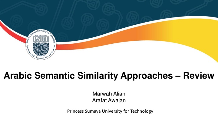 arabic semantic similarity approaches review