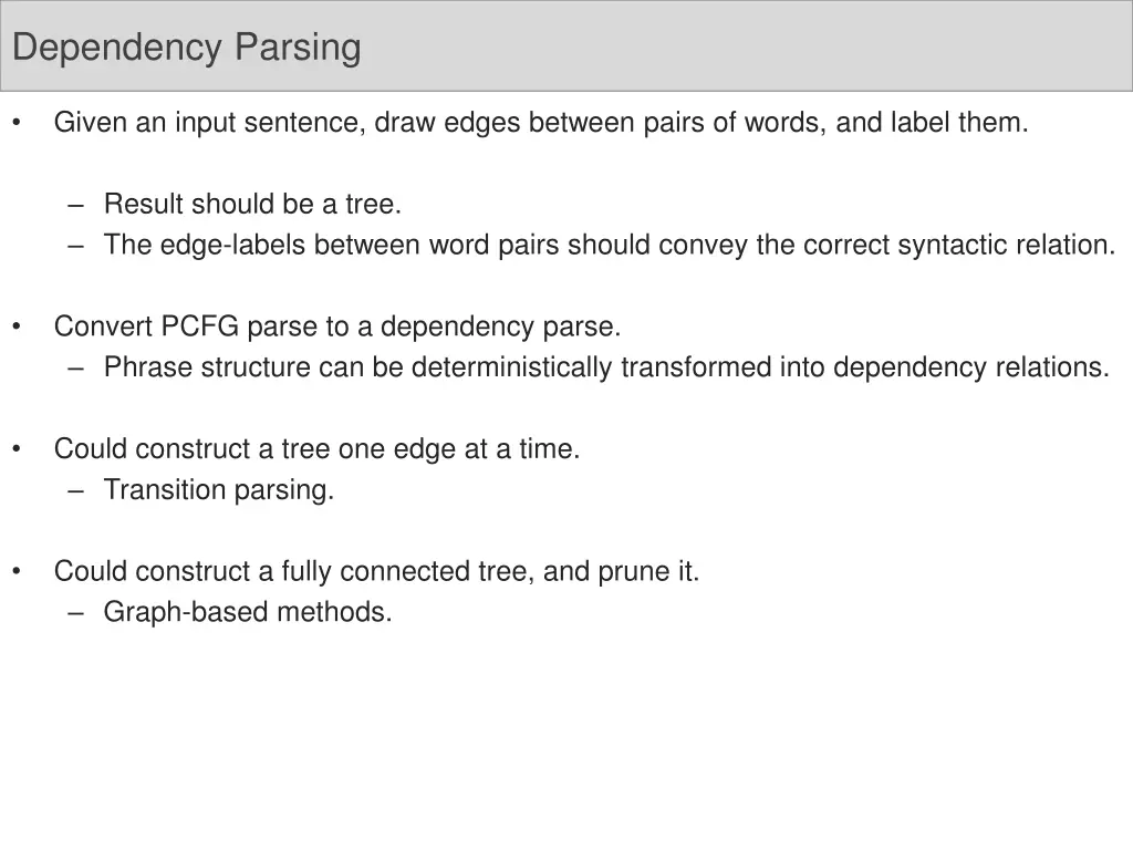 dependency parsing 2