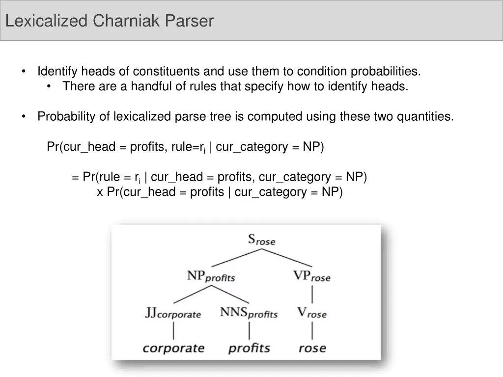 lexicalized charniak parser